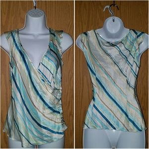 Striped Banana Republic Blouse